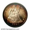 Image 1 : 1891 10C PR67 PCGS. Ex: Benson. Final year of issue and a logical coin for many type collectors a...