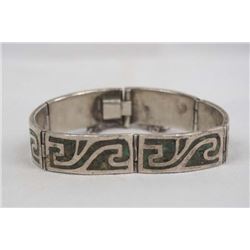 Vintage Mexican Taxco Sterling Link Bracelet