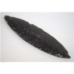 Black Obsidian Texas Sidewalk Flint Knife