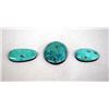 Image 2 : Collection of 3 Bisbee Blue Turquoise Doublets