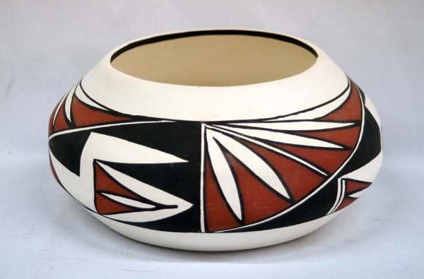 Acoma Hand Painted Pottery Jar by Dorothy Torivio