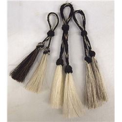 3 Horse Hair Cowboy Hat Ties