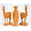 Image 1 : Set of 3 South American Wood Carvings