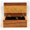 Image 2 : Hand Crafted Wooden Lidded & Hinged Box.
