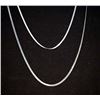 Image 2 : 2 Sterling Silver Italian Herringbone Chains