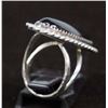 Image 2 : Navajo Sterling Silver & Onyx Ring