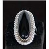 Image 3 : Navajo Sterling Silver & Onyx Ring