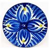 Image 3 : 2 Spanish Glazed Plates by M. Valero and 1 Mexican  Hand Painted Glazed Plate