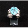 Image 1 : Navajo Sterling Silver & Turquoise Ring, Size 12.5