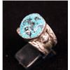 Image 2 : Navajo Sterling Silver & Turquoise Ring, Size 12.5