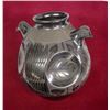 Image 1 : Mata Ortiz Black on Black Jar with Bird Handles