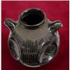 Image 2 : Mata Ortiz Black on Black Jar with Bird Handles