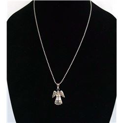 Taxco Sterling Silver Angel Necklace