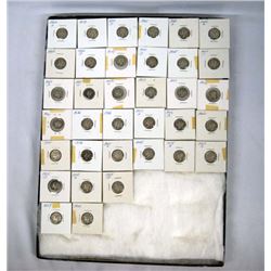 35 Mercury Mercury Dimes Mixed Dates & Mint Marks