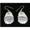 Image 2 : Navajo Sterling Silver Turquoise Earrings