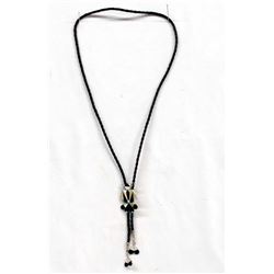 Zuni Sterling Channel Inlay Bolo by A. Dishta