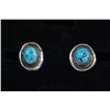 Image 2 : Navajo Sterling Turquoise Earrings