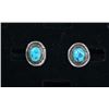 Image 3 : Navajo Sterling Turquoise Earrings