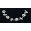 Image 3 : 1940's Mexican Sterling Silver Link Bracelet
