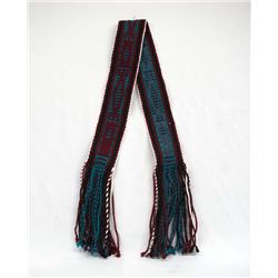 Native American Navajo Hand Woven Dance Sash