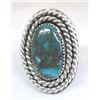 Image 2 : Navajo Sterling Red Mountain Turquoise Ring, S 9.5