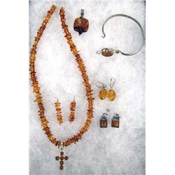 Collection of Amber Jewelry