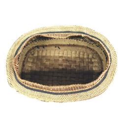 Native American Makah Tri-Colored Basket