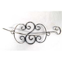 Sterling Silver Hair Stick Barrette