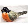 Image 1 : Papier Mache' Bird Shaped Lidded Trinket Box