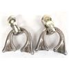 Image 2 : Dynamic Sterling Silver Clip-On Earrings