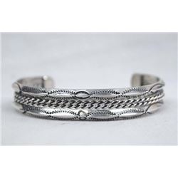 Navajo Sterling Silver Cuff Bracelet