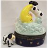 Image 3 : Cow Jumped Over the Moon Porcelain Trinket Box
