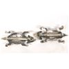 Image 2 : Pr Vintage Navajo Sterling Silver Horned Toad Pins