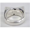 Image 2 : Modernistic Sterling Silver Ring, Size 7