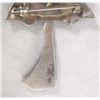 Image 2 : Vintage Zuni Silver Turquoise Umbrella Pin Pendant