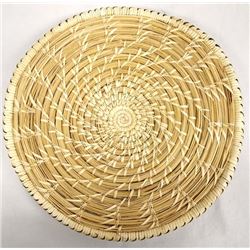Native American Tohono O'odham Basketry Tray