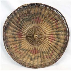 Antique Zuni Tricolor Basketry Tray