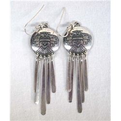 Native American Navajo Sterling Silver Earrings