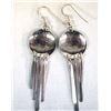 Image 2 : Native American Navajo Sterling Silver Earrings