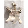 Image 2 : Navajo Sterling Silver Inlay Turtle Pin Pendant