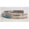 Image 2 : Native American Zuni Sterling Inlay Bracelet