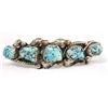Image 1 : Navajo Old Pawn Sterling Turquoise Bracelet