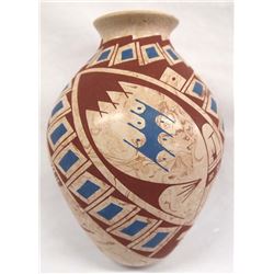 Mata Ortiz Polychrome Jar by Briana Bejarano