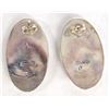 Image 2 : Navajo Sterling Silver Onyx Earrings by Patterson