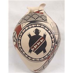 Mata Ortiz Polychrome Turtle Jar by Yoli Gonzalez