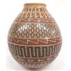 Image 1 : Mata Ortiz Polychrome Geometric Jar by D. Gonzalez