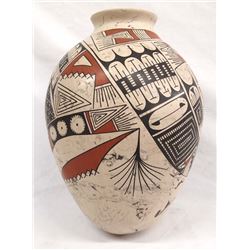 Marbleized Mata Ortiz Pottery Jar by R Mandrigal