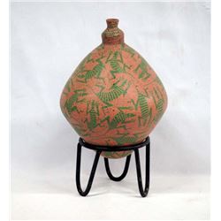 Mata Ortiz Lizard Pot by Jose Villa