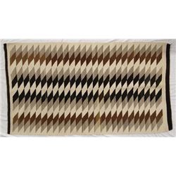 Navajo Serrated Diamond Eye Dazzler Textile Rug