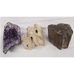 Collection of 3 Rock Specimens